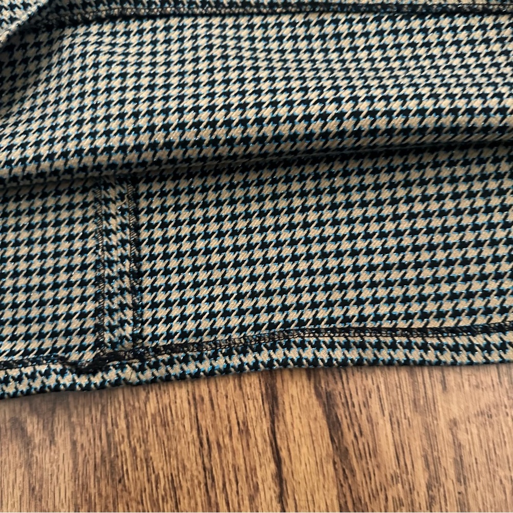 Reformation Brown Houndstooth Patterned Women's M… - image 3